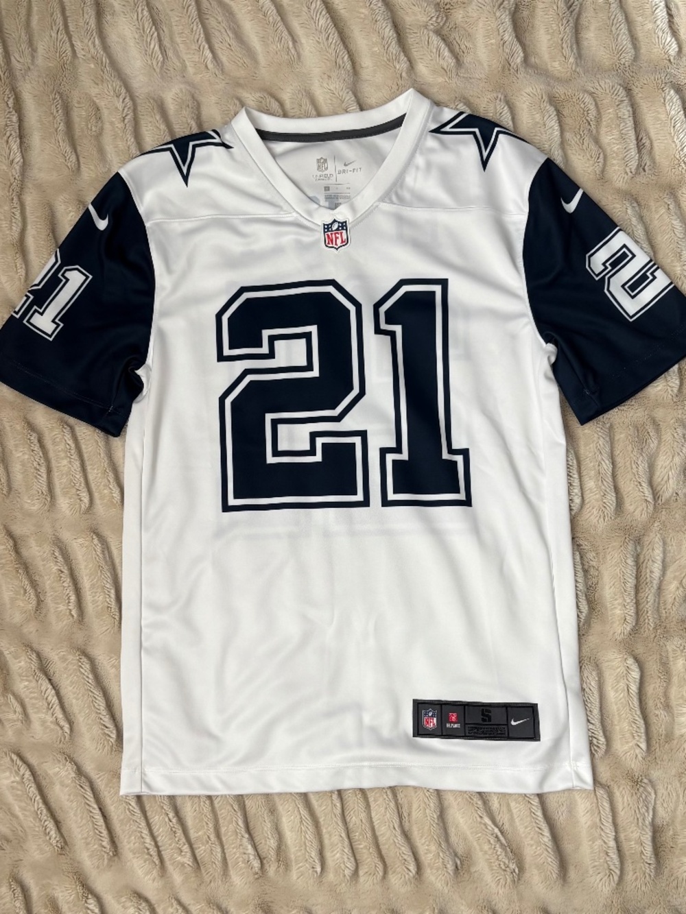 Nike NFL Dallas Cowboys Ezekiel Elliott #21 Color Rush Jersey - Size men Small